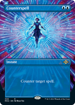 Counterspell (Borderless Alternate Art) [Modern Horizons 2] | Jomio and Rueliete's Cards and Comics