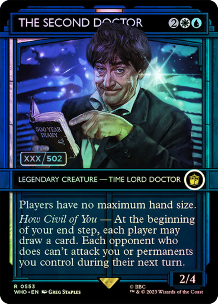 The Second Doctor (Serial Numbered) [Doctor Who] | Jomio and Rueliete's Cards and Comics