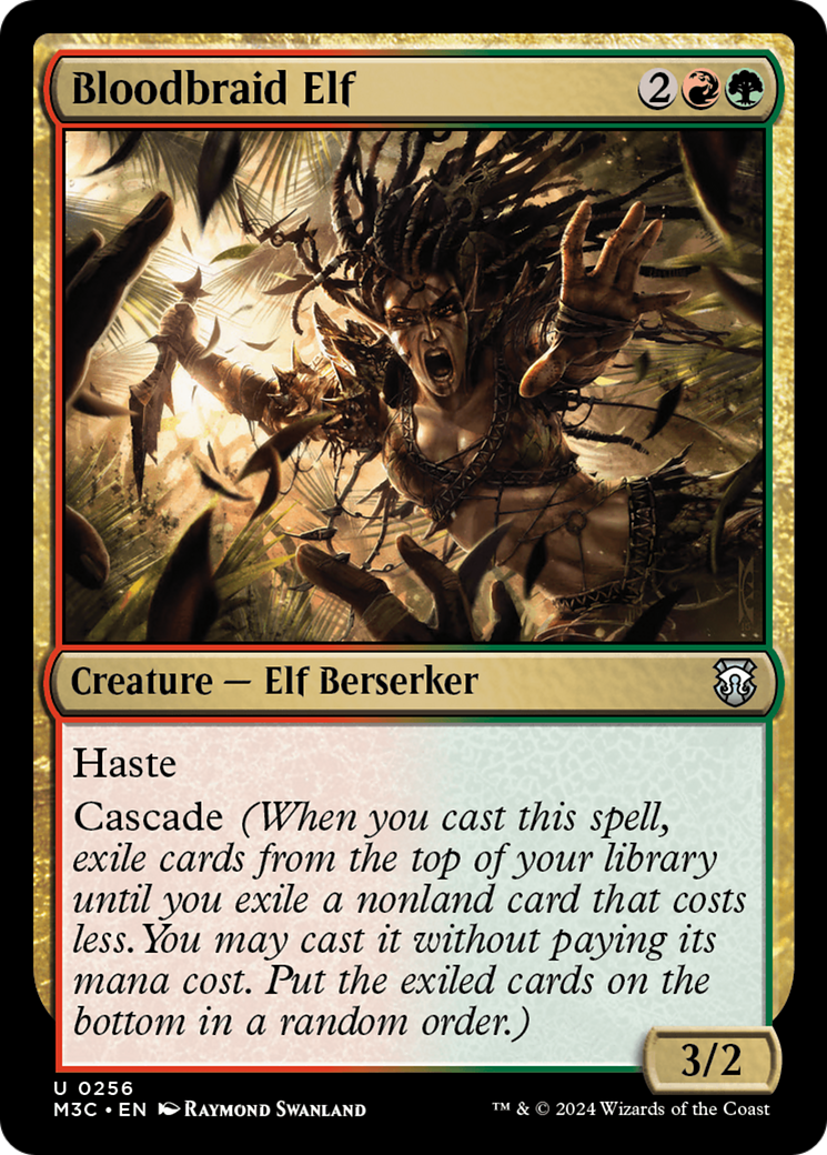 Bloodbraid Elf (Ripple Foil) [Modern Horizons 3 Commander] | Jomio and Rueliete's Cards and Comics