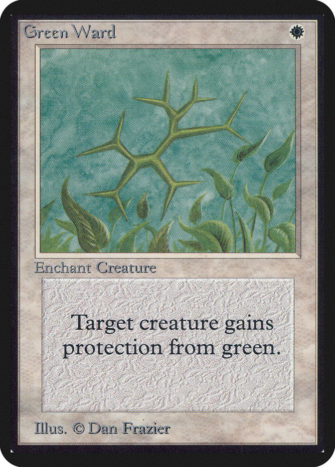 Green Ward [Alpha Edition] | Jomio and Rueliete's Cards and Comics