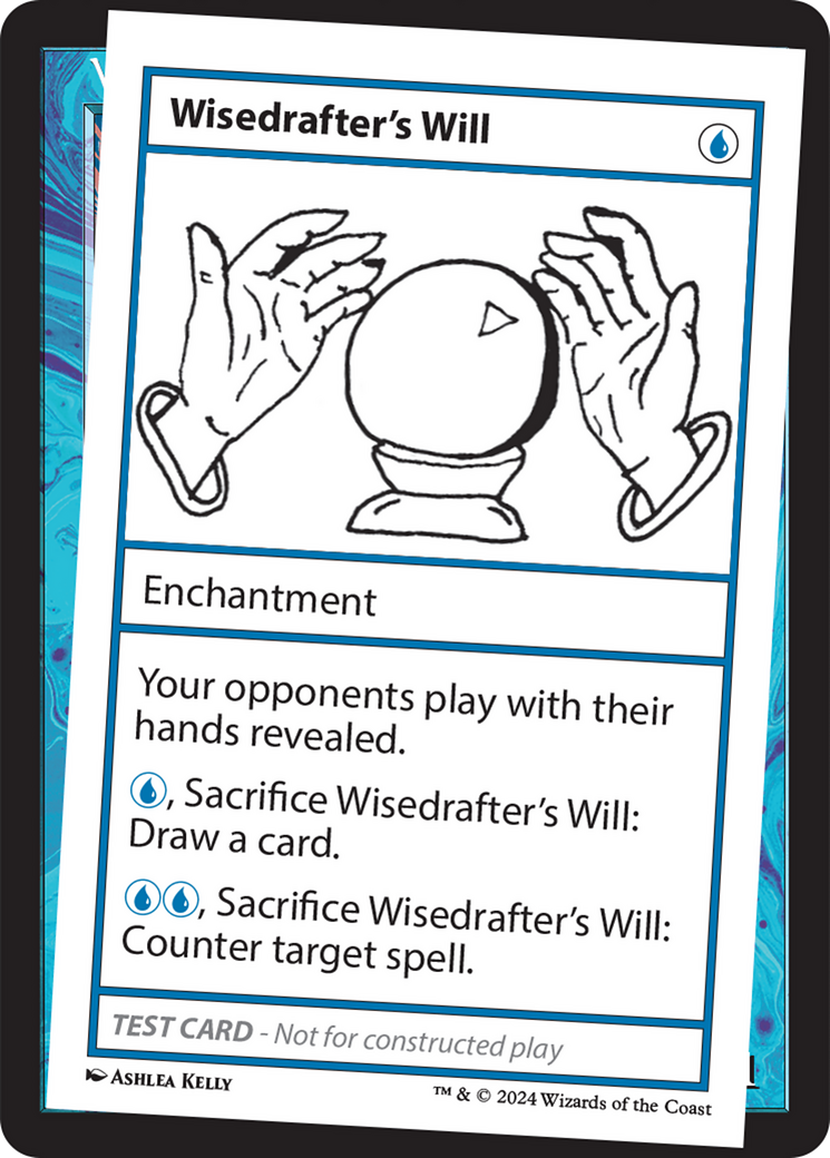 Wisedrafter's Will [Mystery Booster 2 Playtest Cards] | Jomio and Rueliete's Cards and Comics