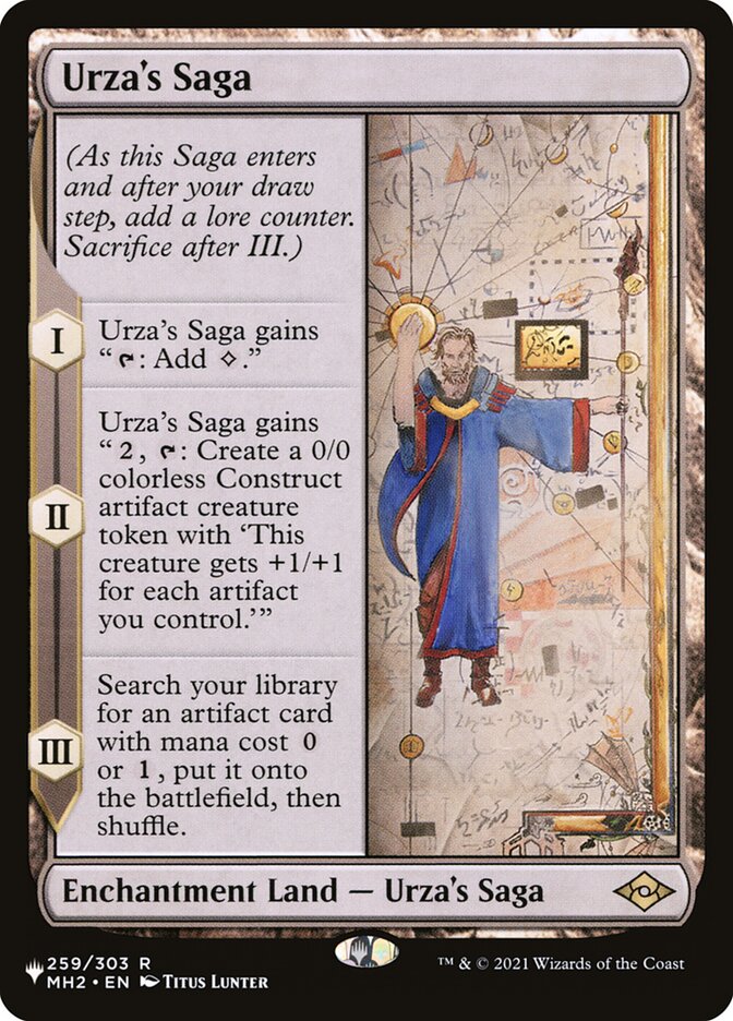 Urza's Saga [The List] | Jomio and Rueliete's Cards and Comics