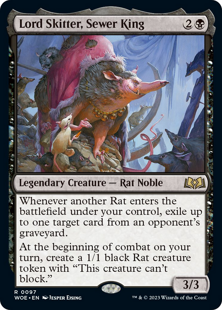 Lord Skitter, Sewer King [Wilds of Eldraine] | Jomio and Rueliete's Cards and Comics