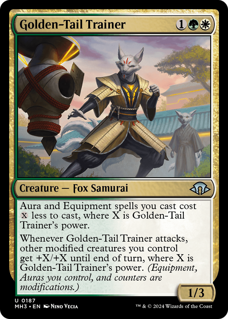 Golden-Tail Trainer [Modern Horizons 3] | Jomio and Rueliete's Cards and Comics