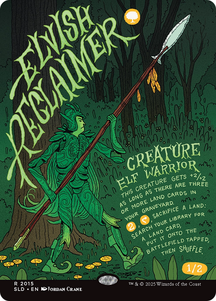 Elvish Reclaimer [Secret Lair Drop Series] | Jomio and Rueliete's Cards and Comics