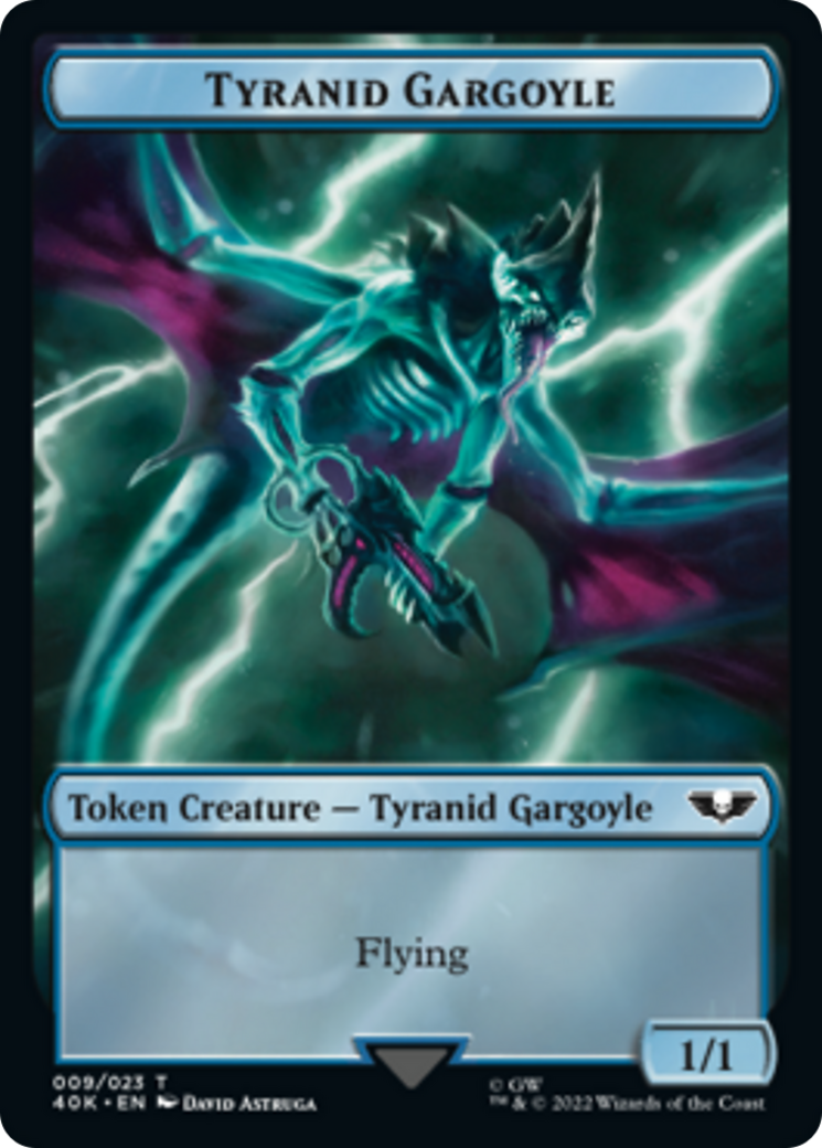 Tyranid (17) // Tyranid Gargoyle Double-Sided Token [Warhammer 40,000 Tokens] | Jomio and Rueliete's Cards and Comics