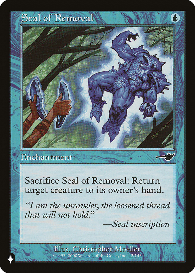 Seal of Removal [The List] | Jomio and Rueliete's Cards and Comics