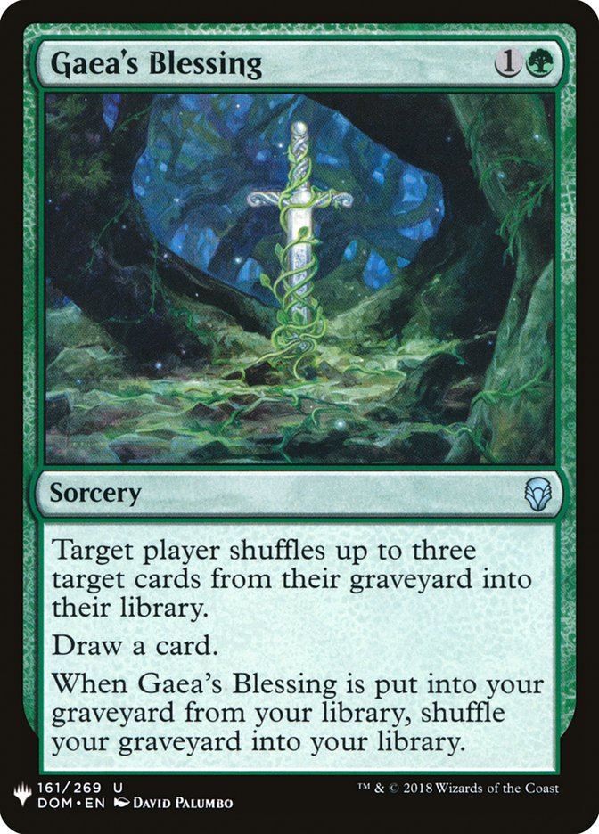 Gaea's Blessing [Mystery Booster] | Jomio and Rueliete's Cards and Comics