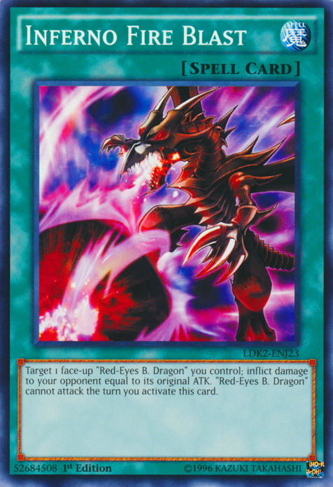 Inferno Fire Blast [LDK2-ENJ23] Common | Jomio and Rueliete's Cards and Comics