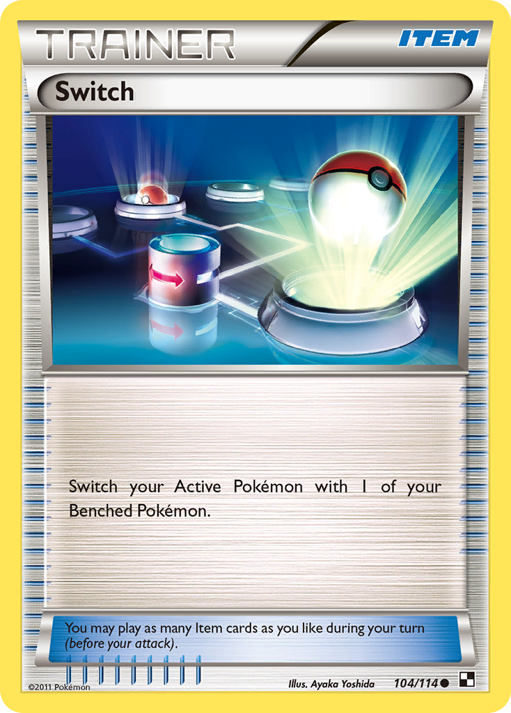 Switch (104/114) [Black & White: Base Set] | Jomio and Rueliete's Cards and Comics