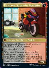 Flamewar, Brash Veteran // Flamewar, Streetwise Operative [Transformers] | Jomio and Rueliete's Cards and Comics
