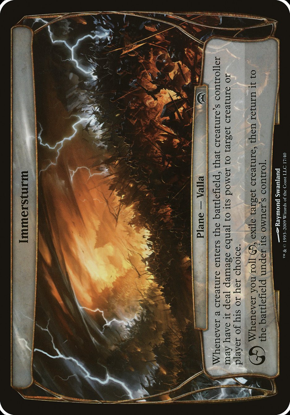 Immersturm (Planes) [Planechase Planes] | Jomio and Rueliete's Cards and Comics