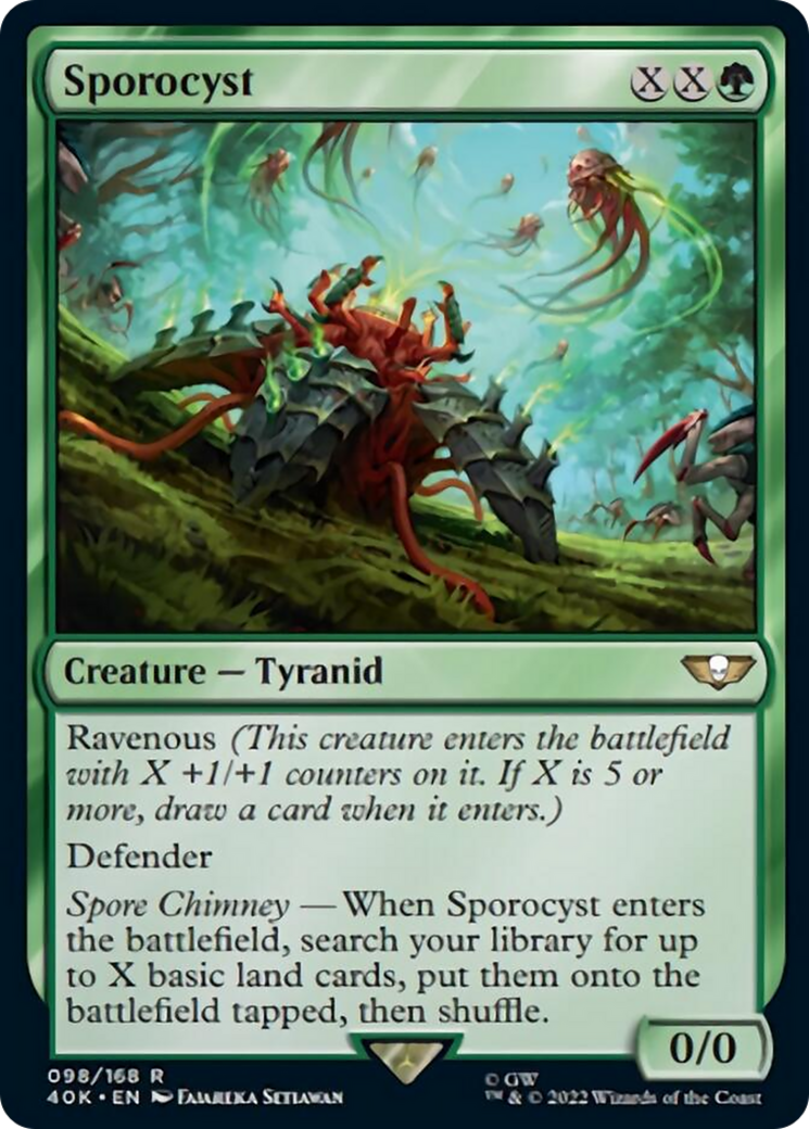 Sporocyst (Surge Foil) [Warhammer 40,000] | Jomio and Rueliete's Cards and Comics