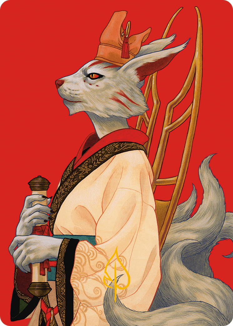 Pearl-Ear, Imperial Advisor Art Card (Gold-Stamped Signature) [Modern Horizons 3 Art Series] | Jomio and Rueliete's Cards and Comics