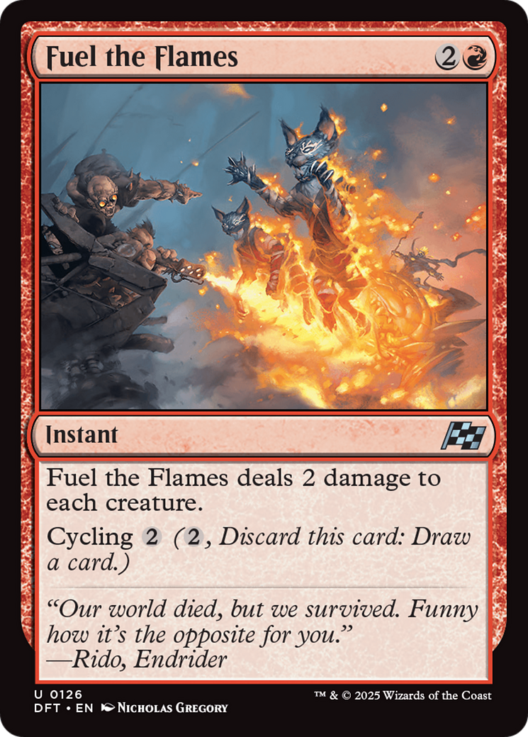 Fuel the Flames [Aetherdrift] | Jomio and Rueliete's Cards and Comics