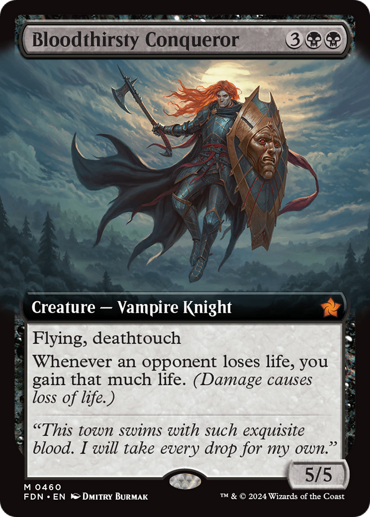 Bloodthirsty Conqueror (Extended Art) [Foundations] | Jomio and Rueliete's Cards and Comics