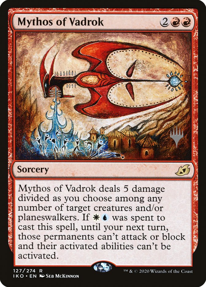 Mythos of Vadrok (Promo Pack) [Ikoria: Lair of Behemoths Promos] | Jomio and Rueliete's Cards and Comics