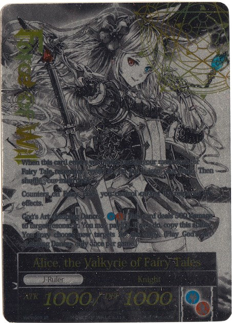 Alice, the Girl in the Looking Glass // Alice, the Valkyrie of Fairy Tales (WPR008/009) [Promo Cards] | Jomio and Rueliete's Cards and Comics