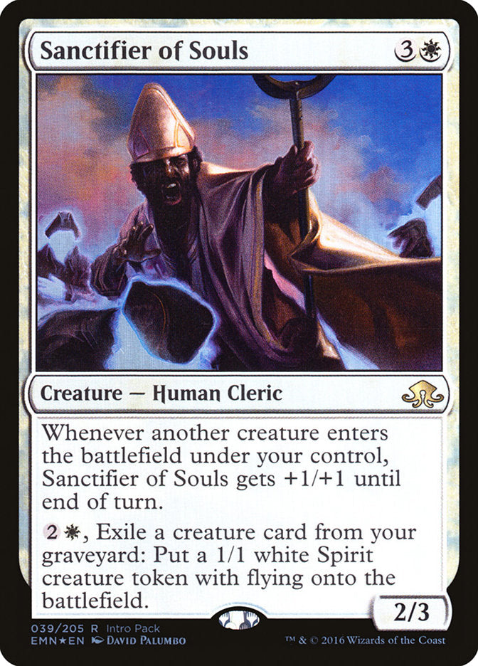 Sanctifier of Souls (Intro Pack) [Eldritch Moon Promos] | Jomio and Rueliete's Cards and Comics
