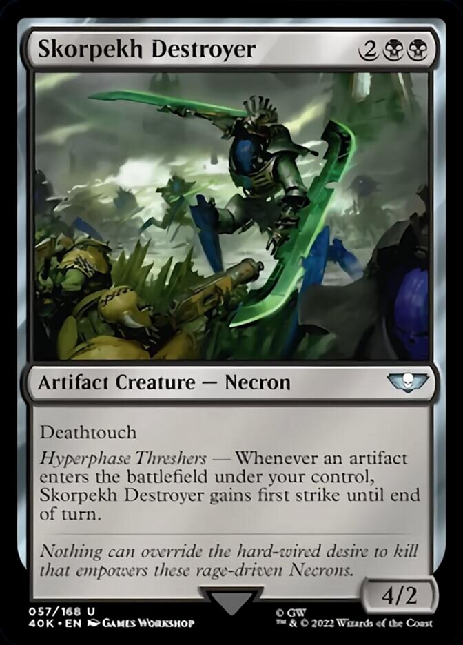 Skorpekh Destroyer [Warhammer 40,000] | Jomio and Rueliete's Cards and Comics