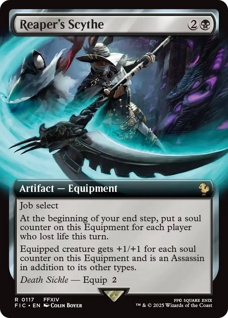 Reaper's Scythe (Extended Art) [FINAL FANTASY Commander] | Jomio and Rueliete's Cards and Comics