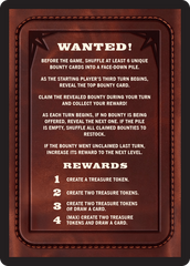 Bounty: Rissa "Blades" Lee // Bounty Rules Double-Sided Token [Outlaws of Thunder Junction Commander Tokens] | Jomio and Rueliete's Cards and Comics