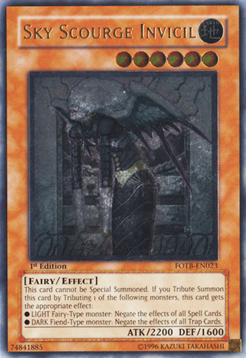 Sky Scourge Invicil [FOTB-EN023] Ultimate Rare | Jomio and Rueliete's Cards and Comics