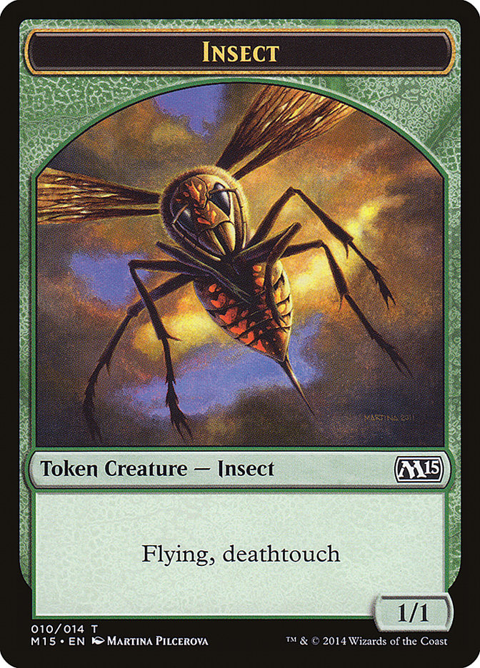 Insect Token [Magic 2015 Tokens] | Jomio and Rueliete's Cards and Comics