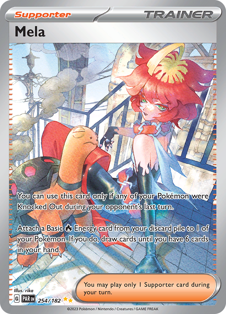 Mela (254/182) [Scarlet & Violet: Paradox Rift] | Jomio and Rueliete's Cards and Comics
