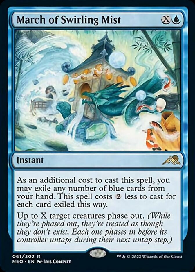 March of Swirling Mist [Kamigawa: Neon Dynasty] | Jomio and Rueliete's Cards and Comics