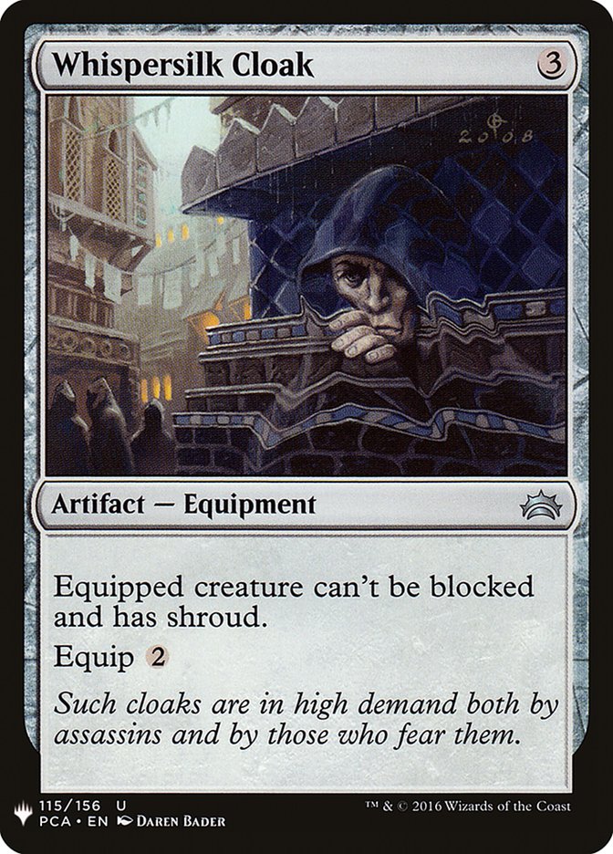 Whispersilk Cloak [Mystery Booster] | Jomio and Rueliete's Cards and Comics