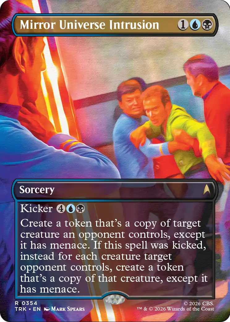 Mirror Universe Intrusion (Borderless) [Star Trek] | Jomio and Rueliete's Cards and Comics