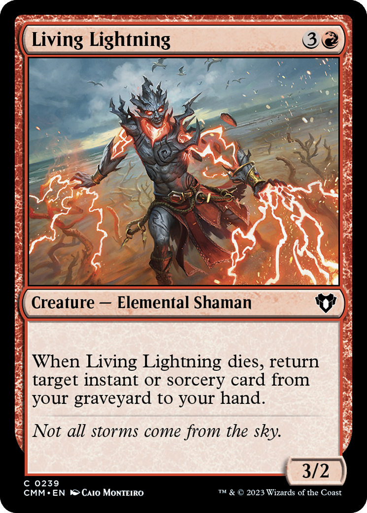 Living Lightning [Commander Masters] | Jomio and Rueliete's Cards and Comics