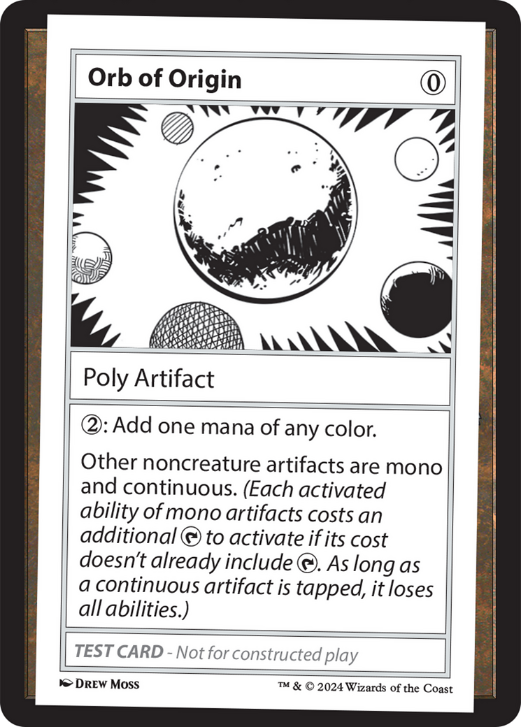 Orb of Origin [Mystery Booster 2 Playtest Cards] | Jomio and Rueliete's Cards and Comics