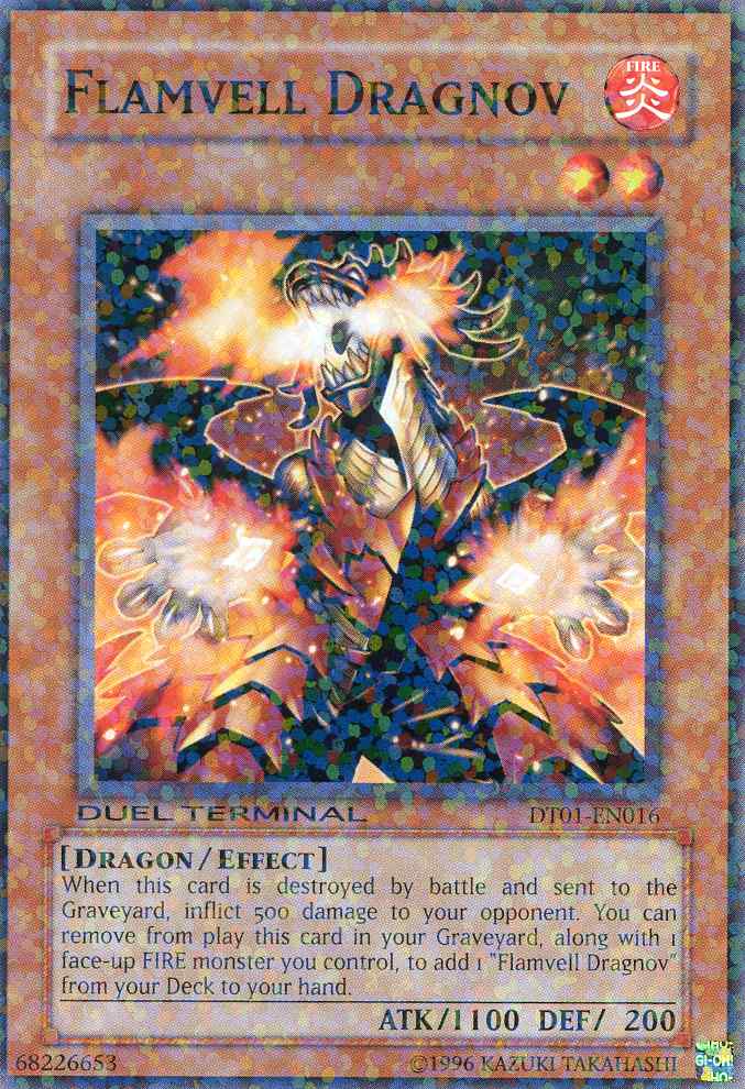 Flamvell Dragnov [DT01-EN016] Super Rare | Jomio and Rueliete's Cards and Comics