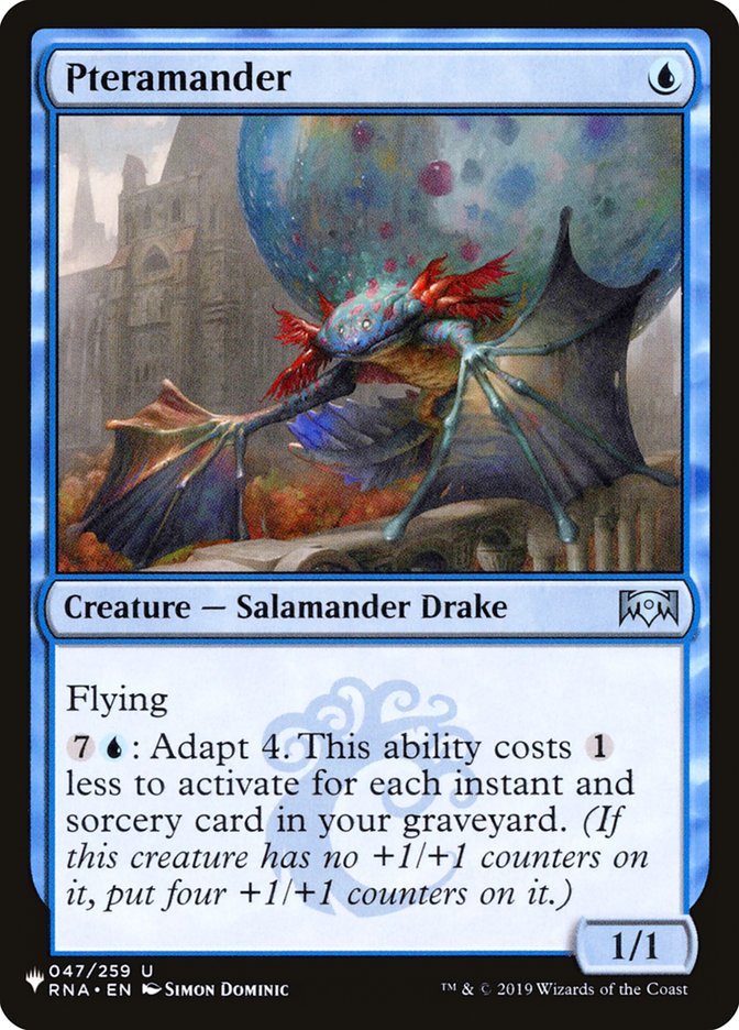 Pteramander [The List] | Jomio and Rueliete's Cards and Comics