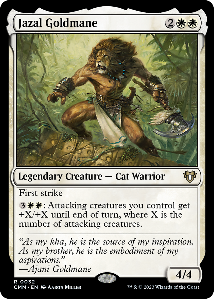 Jazal Goldmane [Commander Masters] | Jomio and Rueliete's Cards and Comics