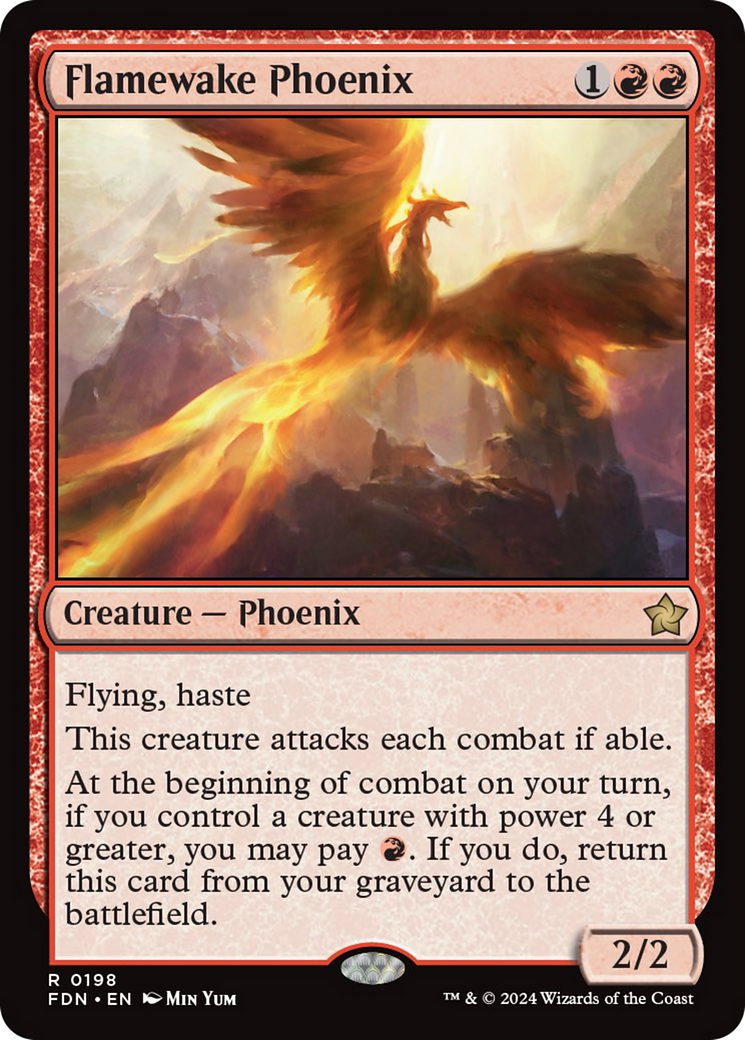 Flamewake Phoenix [Foundations] | Jomio and Rueliete's Cards and Comics