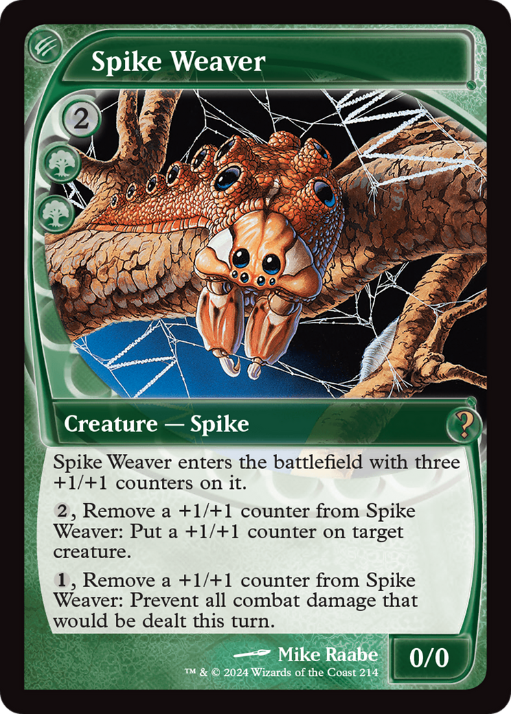 Spike Weaver (Future Sight) [Mystery Booster 2] | Jomio and Rueliete's Cards and Comics