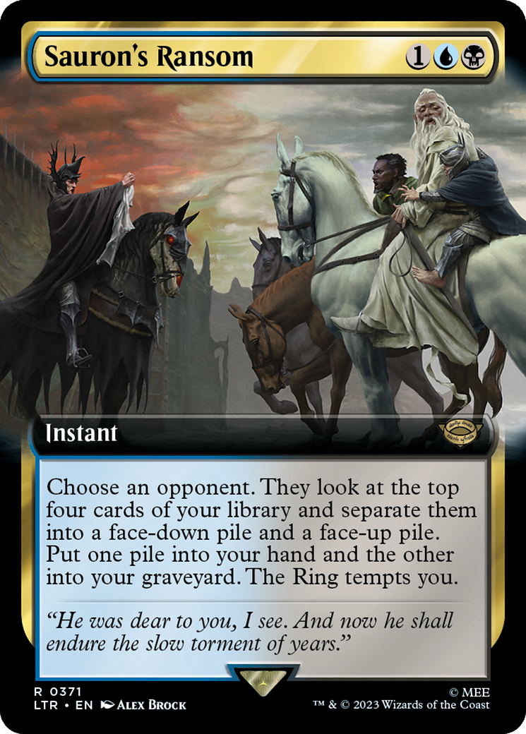 Sauron's Ransom (Extended Art) [The Lord of the Rings: Tales of Middle-Earth] | Jomio and Rueliete's Cards and Comics