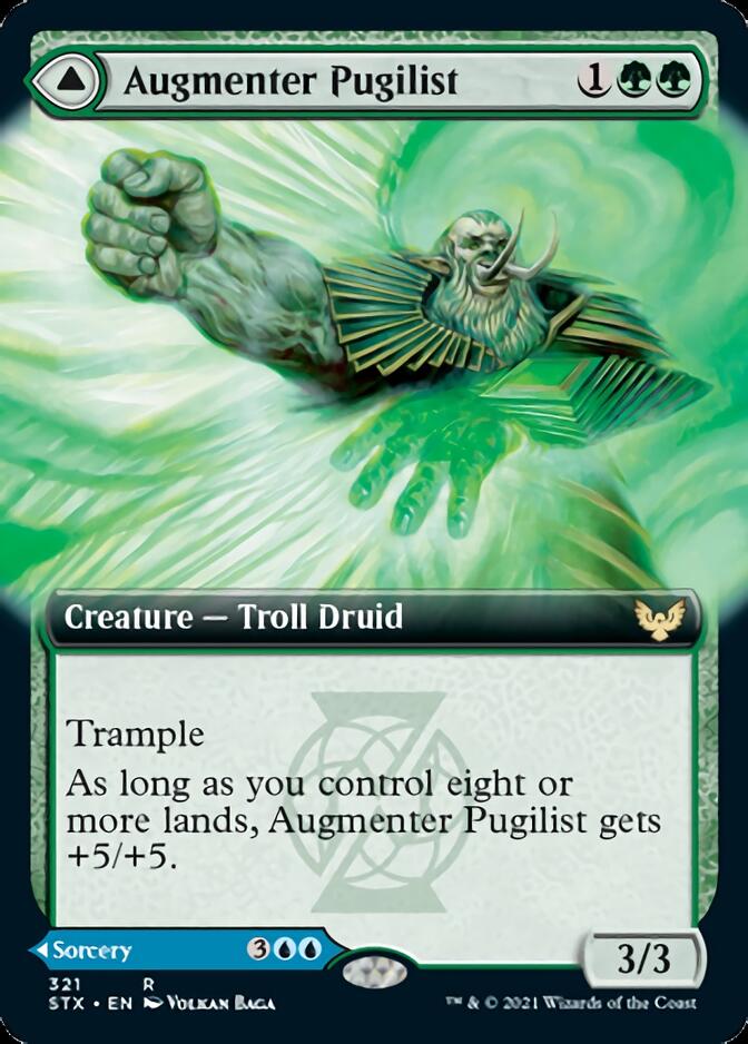 Augmenter Pugilist // Echoing Equation (Extended Art) [Strixhaven: School of Mages] | Jomio and Rueliete's Cards and Comics