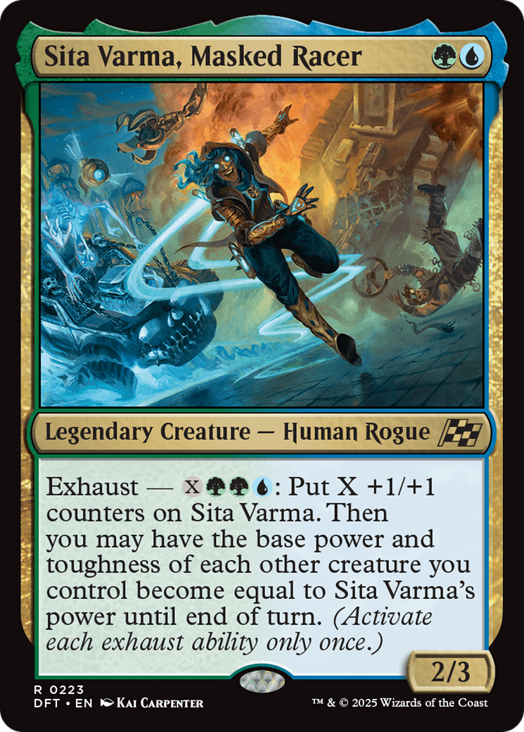 Sita Varma, Masked Racer [Aetherdrift] | Jomio and Rueliete's Cards and Comics