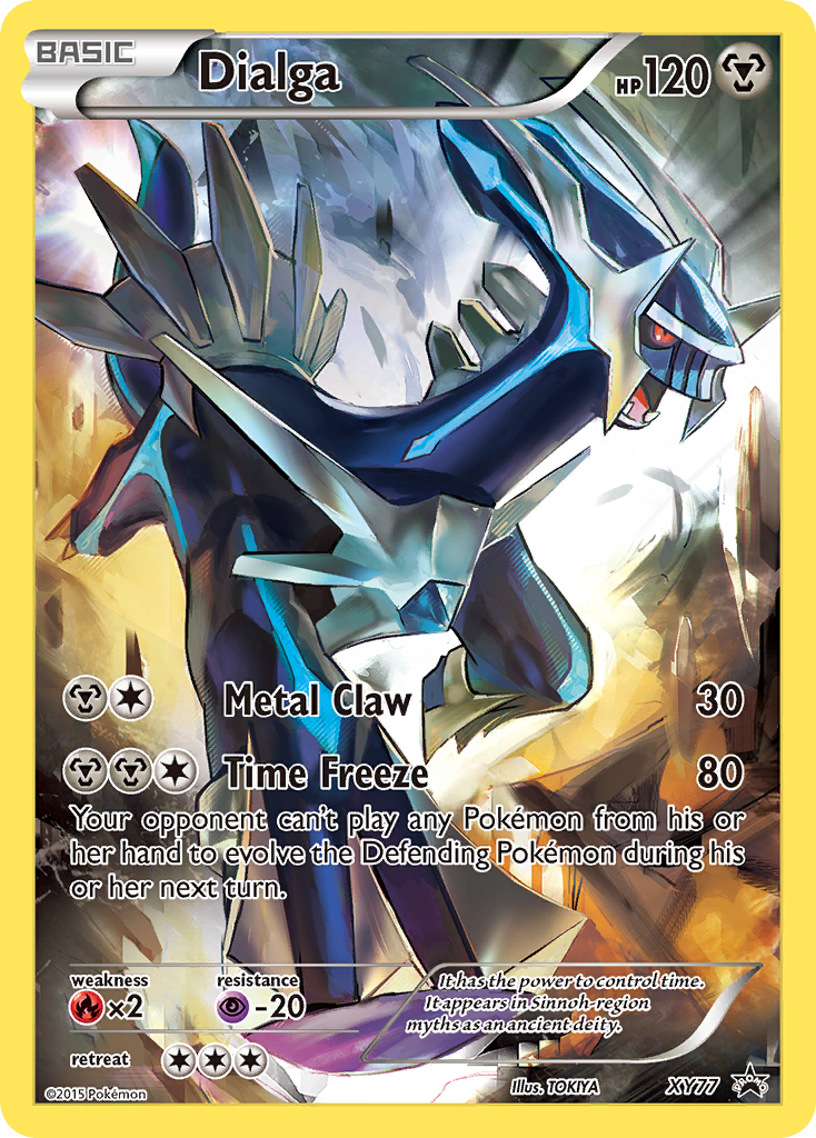 Dialga (XY77) [XY: Black Star Promos] | Jomio and Rueliete's Cards and Comics