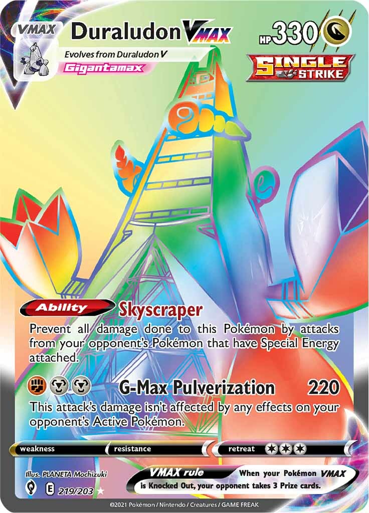 Duraludon VMAX (219/203) [Sword & Shield: Evolving Skies] | Jomio and Rueliete's Cards and Comics
