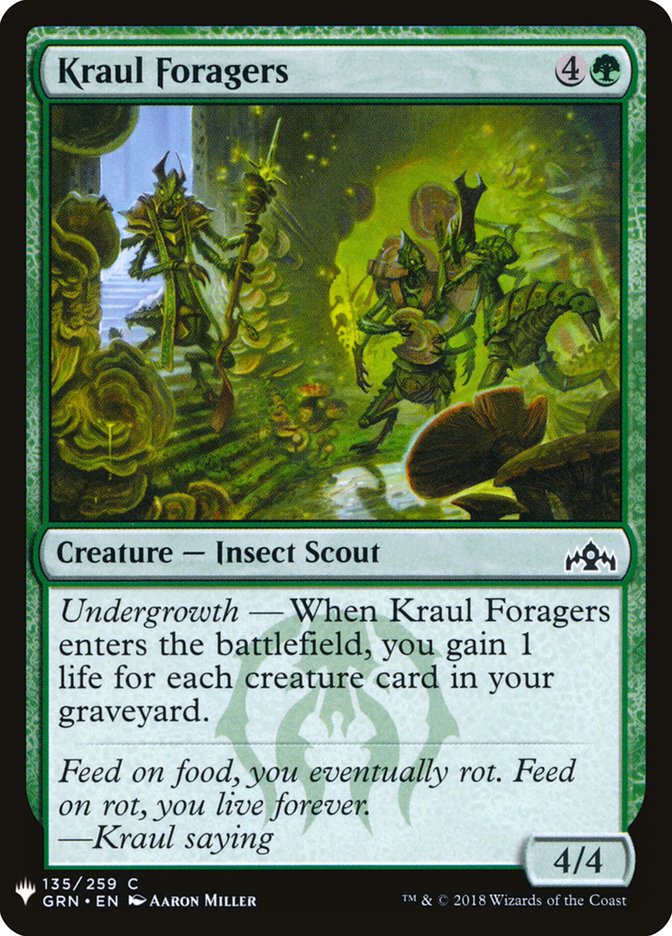 Kraul Foragers [Mystery Booster] | Jomio and Rueliete's Cards and Comics