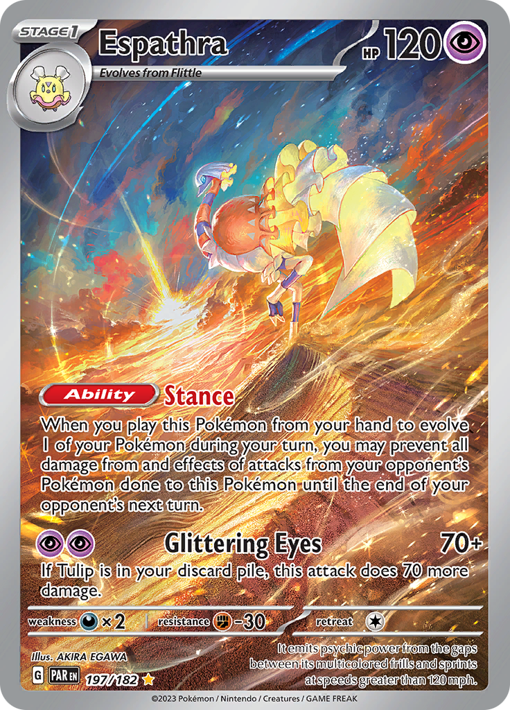Espathra (197/182) [Scarlet & Violet: Paradox Rift] | Jomio and Rueliete's Cards and Comics