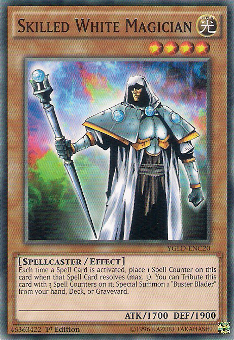 Skilled White Magician [YGLD-ENC20] Common | Jomio and Rueliete's Cards and Comics