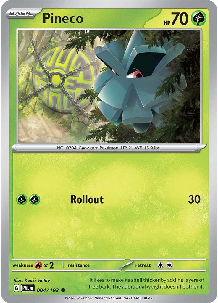 Pineco (004/193) [Scarlet & Violet: Paldea Evolved] | Jomio and Rueliete's Cards and Comics