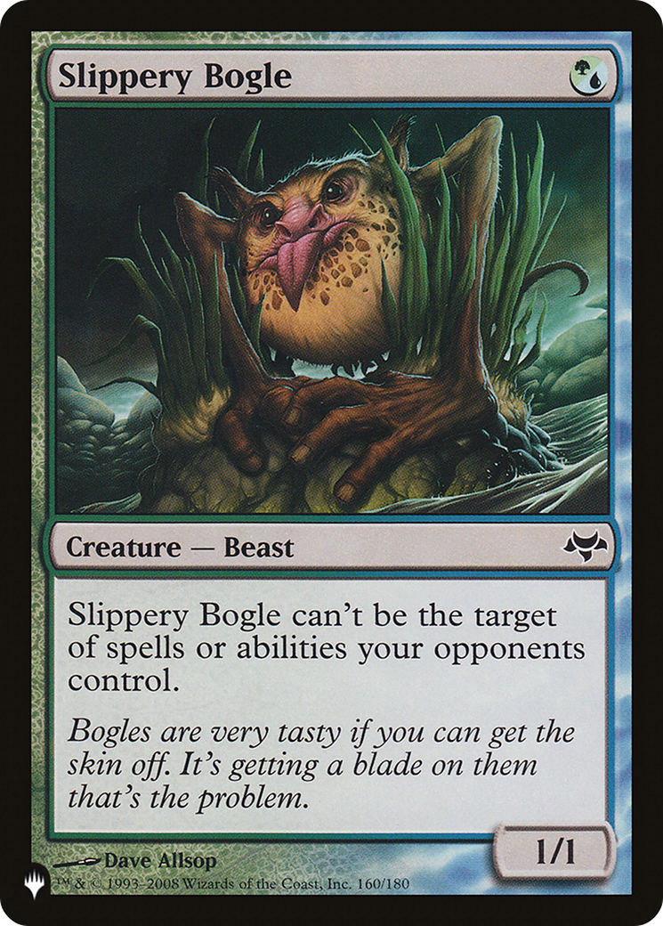 Slippery Bogle [The List] | Jomio and Rueliete's Cards and Comics