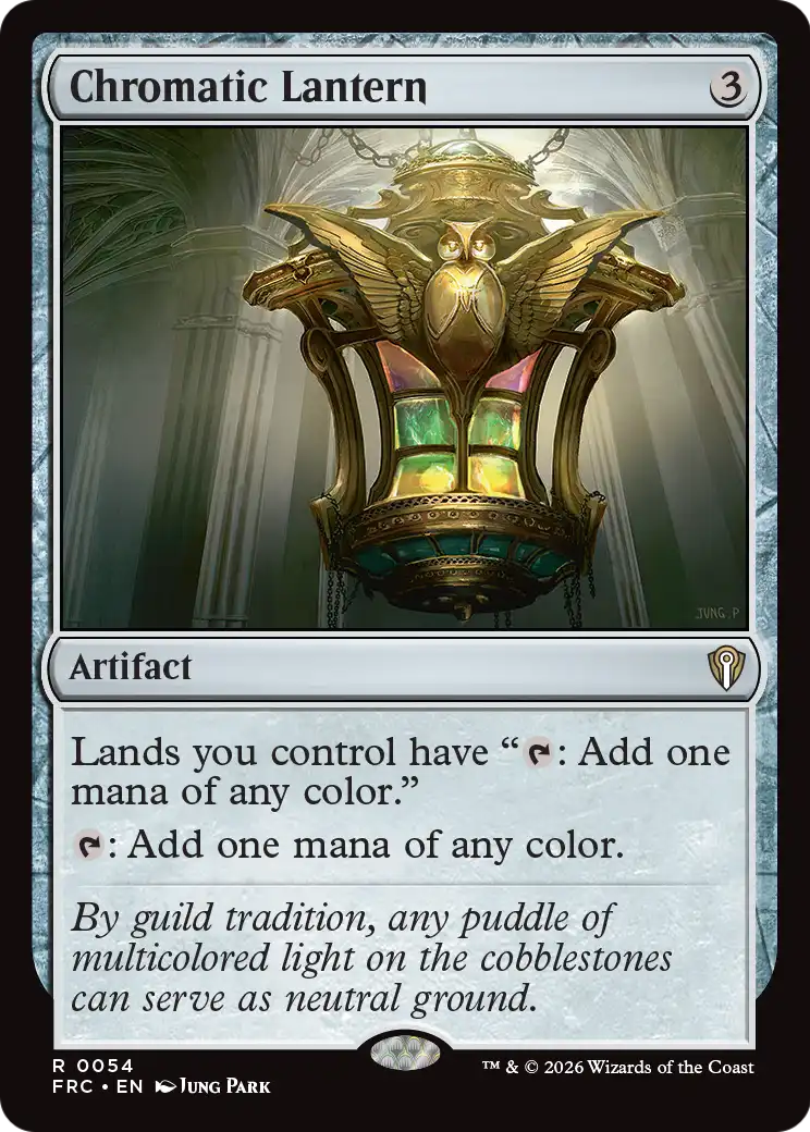 Chromatic Lantern [Reality Fracture Commander] | Jomio and Rueliete's Cards and Comics